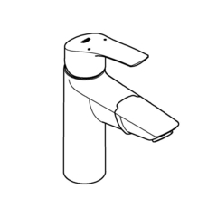 Смеситель для раковины GROHE Eurosmart, M-Size, хром 23976003