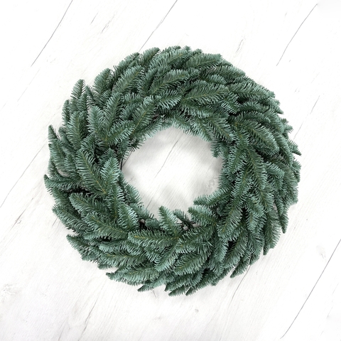 Венок рождественский 60см ChristmasDeLuxe зеленый