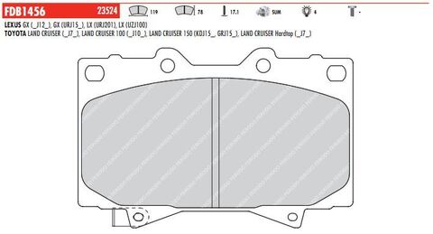FDB1456 Тормозные колодки дисковые OE 'PREMIER'
