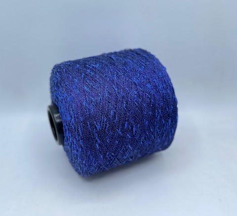 Бобинная пряжа (пр.Италия),art-Cosmos 1000/100гр, 80%Хлопок, 20%Люрекс , цвет-Сине-фиолетовый+шишибрики. арт.32173