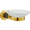 Boheme 10903-B-G Мыльница MURANO GOLD (черное)_Комплект