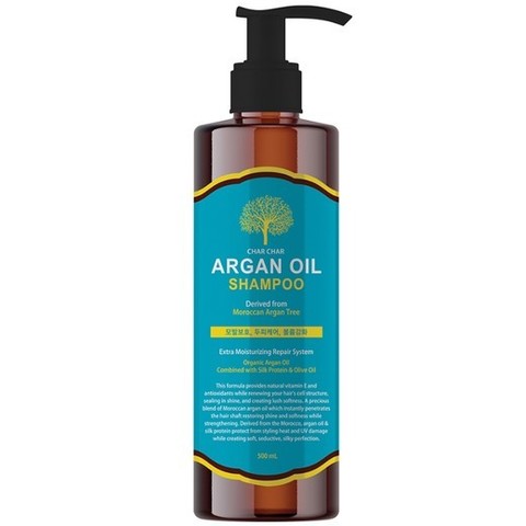 [Char Char] Шампунь для волос АРГАНОВЫЙ Argan Oil Shampoo, 500 мл