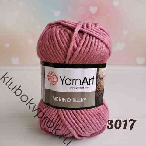 YARNART MERINO BULKY 3017, Пыльная роза