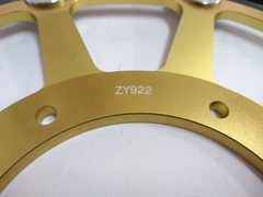 Диск тормозной золотой передний на Honda CBR RR  929, CBR RR 954