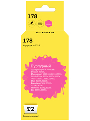 IC-H319 Картридж T2 №178 для HP Deskjet 3070A/Photosmart5510/6510/7510/B110/C8583, пурпурный с чипом