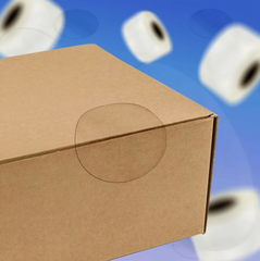 Наклейка прозрачная 2 х 2 см, набор 300 шт.