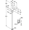 Kludi RENON 422883975 Однорычажный смеситель на умывальник 110, Push-Open, черный мат