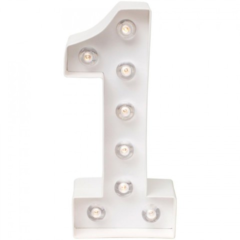 Светильник- декоративная цифра-светильник  от Heidi Swapp
