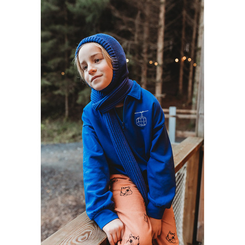 Свитшот от Sproet&Sprout (Модель Collar Zip Ski Lift Ultra Blue)