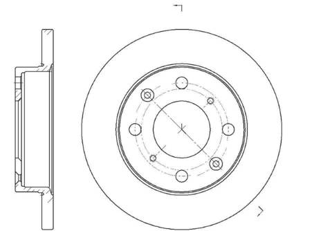 Диск тормозной G-brake  GR-01455