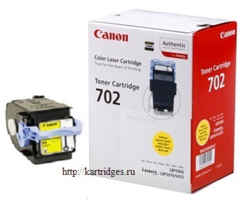 Картридж Canon Cartridge 702 Y / 9642A004