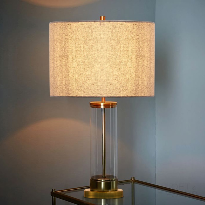 Настольная лампа Cylindrical Column Crystal Table Lamp
