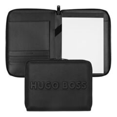 Конференц-папка A4 на молнии Hugo Boss Label Black