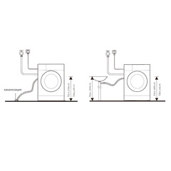 Стиральная машина с сушкой Korting KWD 57IT14107