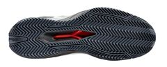 Женские теннисные кроссовки Wilson Rush Pro 4.0 Shift Clay - blade blue/ebony/orange tiger