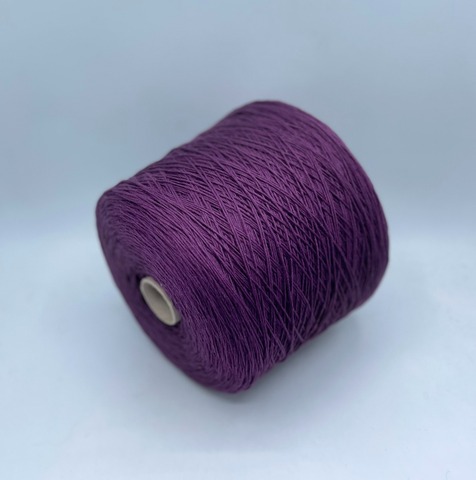 Бобинная пряжа (пр.Италия), art.Cotone, 350м/100 гр. 100%Хлопок, цвет-Аметист , арт.34725