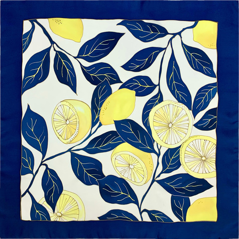 Шелковый платок батик 