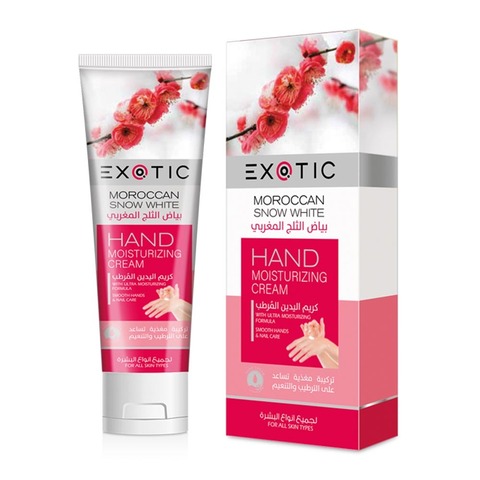 Exotic EX-30 Крем увлажняющий  для рук и кутикулы (B Moroccan Snow White)  100 ml
