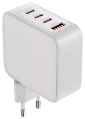 Зарядное устройство OLMIO USB+Type-Cx3 PowerDelivery QC GaN 100W USB Type-C, USB белый