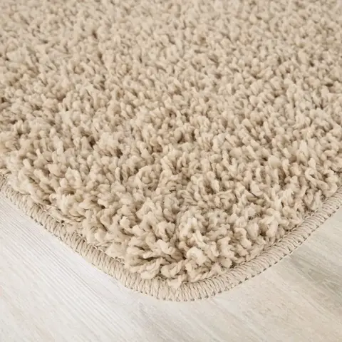 Коврик Uppland, короткий ворс, 60х100 см, бежевый, полиэстер/латекс