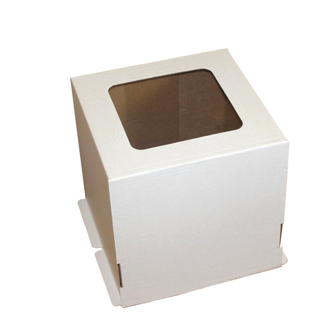 Коробка для торта с окном 35х35х25
