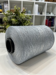 Вискоза (70%) с люрексом Meonitex 3500 голубой с серебристым блеском