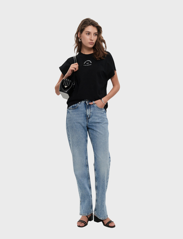 Джинсы KARL LAGERFELD JEANS HR Straight W/Slit