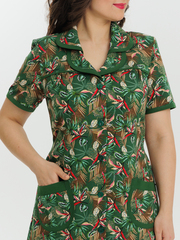 4572 Халат на пуговицах