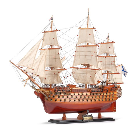 Модель русского корабля Двенадцать апостолов