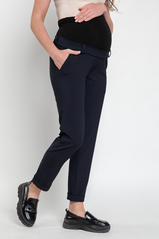 Брюки для беременных 16327 синий