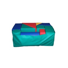 Игровой набор «Конструктор – комплект мягких модулей25 элементов в чехле»