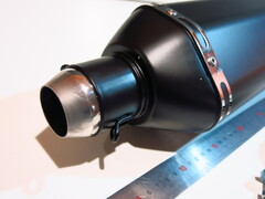 Глушитель Akrapovic 51 мм 470мм большой чёрный