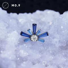 Xanthea Aqua & Blue Corundum & Crystal