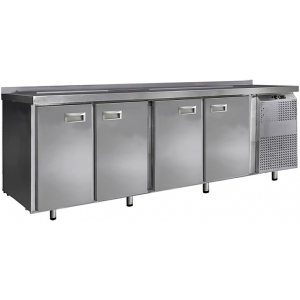 Стол холодильный саладетта Финист СХСс-700-4 (2300х700х850) (9GN1/3 с крышкой) борт 45мм