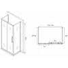 Abber Schwarzer Diamant AG30110MH-S75M-S75M Душевой уголок, 110x75x195