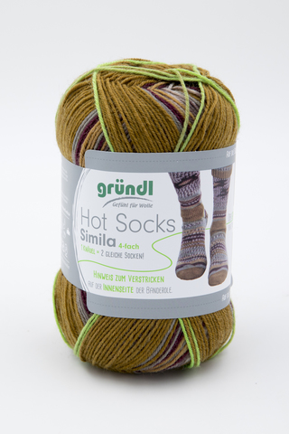 Носочная пряжа Gruendl Hot Socks Simila 405 купить