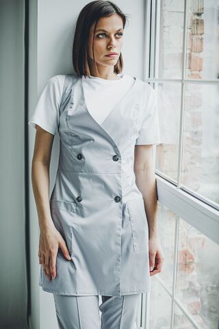 Фартук м75 toray стретч серый29