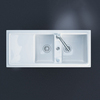 7513110000 Duravit Cassia Кухонная мойка Cassia 80 1160x510, белая