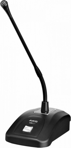 настольный 30см конденсаторный кардиоидный микрофон типа Gooseneck на металлической подставке с программируемым переключателем