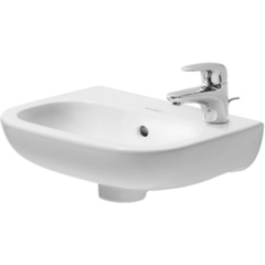 Duravit D-Code Раковина для рук, без перелива, с 1 отв. под смес. справа, 360x270мм, Цвет: Белый 7053600082 фото