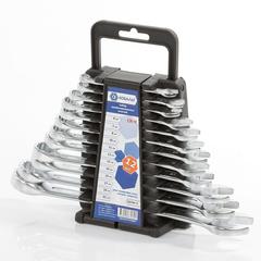 ОптСнабТорг | Набор ключей комбинированных КОБАЛЬТ 6-8,10-15,17,19,22 мм (12 шт.) держатель (020104-12)