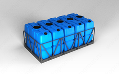 Кассета стандартная ЭкоПром SK 5 шт прямоугольная (404x220x175см;синий) - арт.555745