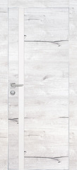 Дверь PX-8 AL кромка с 4-х ст. / Цвет Дуб арктик / Белый мателак / Двери PROFILO PORTE