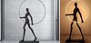 Торшер Man Carries Light Circle
