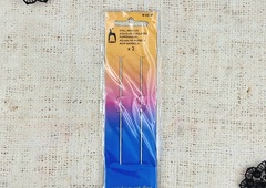 Иглы ручные для изготовления мягких игрушек и кукол "PONY" 08201/02, 13 см, 2 иглы