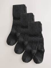 Колготки хлопковые для девочки Next AU0-679, 3 шт., Серый