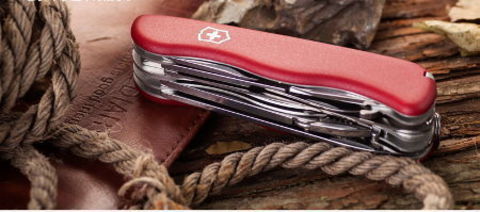 Нож складной Victorinox Hercules, 111 mm, Red (0.9043)