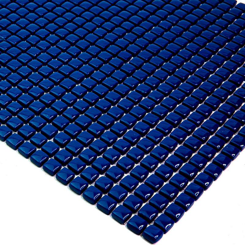 W-82 Стеклянная мозаика Natural Flex синий темный квадрат глянцевый