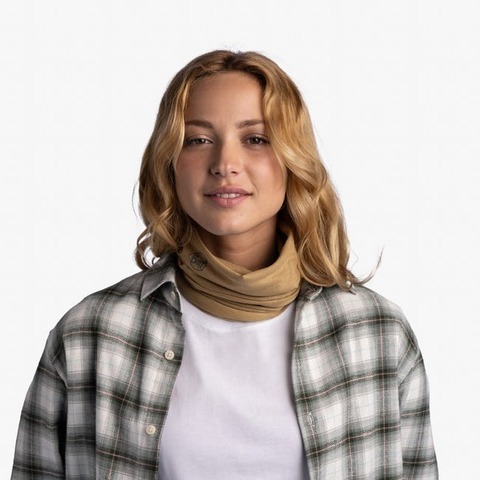 Картинка бандана-труба Buff CoolNet Solid Fawn - 2