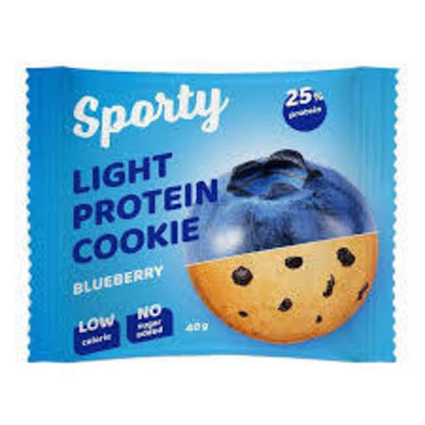 Sporty Protein Light печенье Черника 40 г
